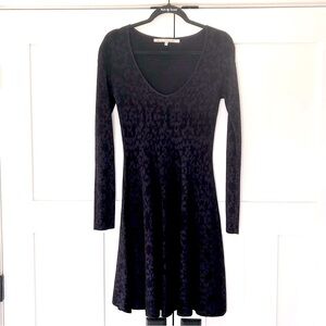 121. RACHEL Rachel Roy crepe knit fit/flare dress